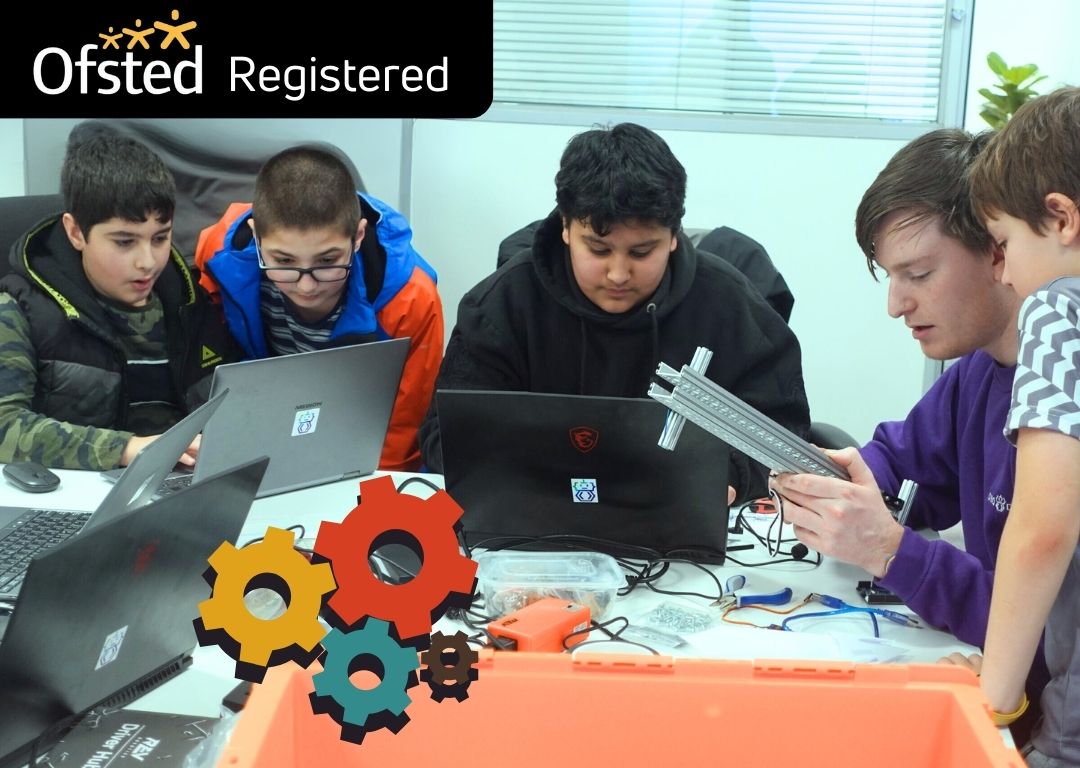 Kids learning robotics and coding at Robocode UK